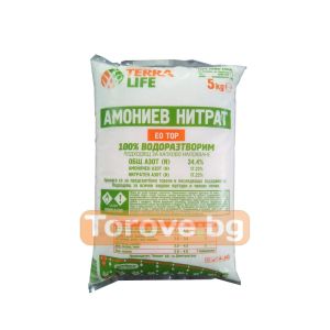 Амониев нитрат /селитра/ 34.4% ВОДОРАЗТВОРИМ 5кг.