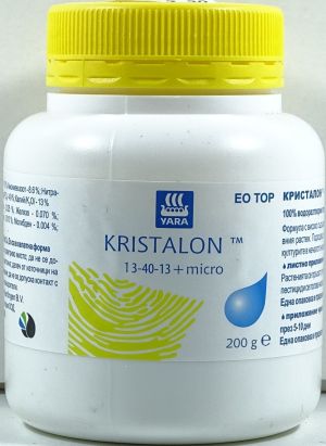 ЕО ТОР Кристалон 13-40-13 + микроелементи жълт-- 200 г