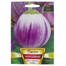 Патладжан Бял с розожа сянка - 1г