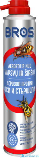 Брос аерозол за оси и стършели - 600 мл